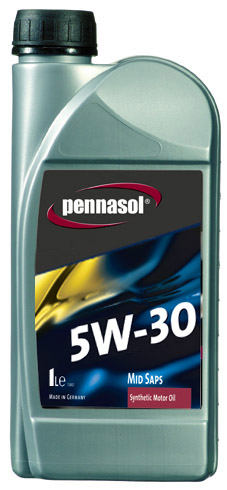 Масло моторное синтетическое - Pennasol Mid Saps 5W30 1л